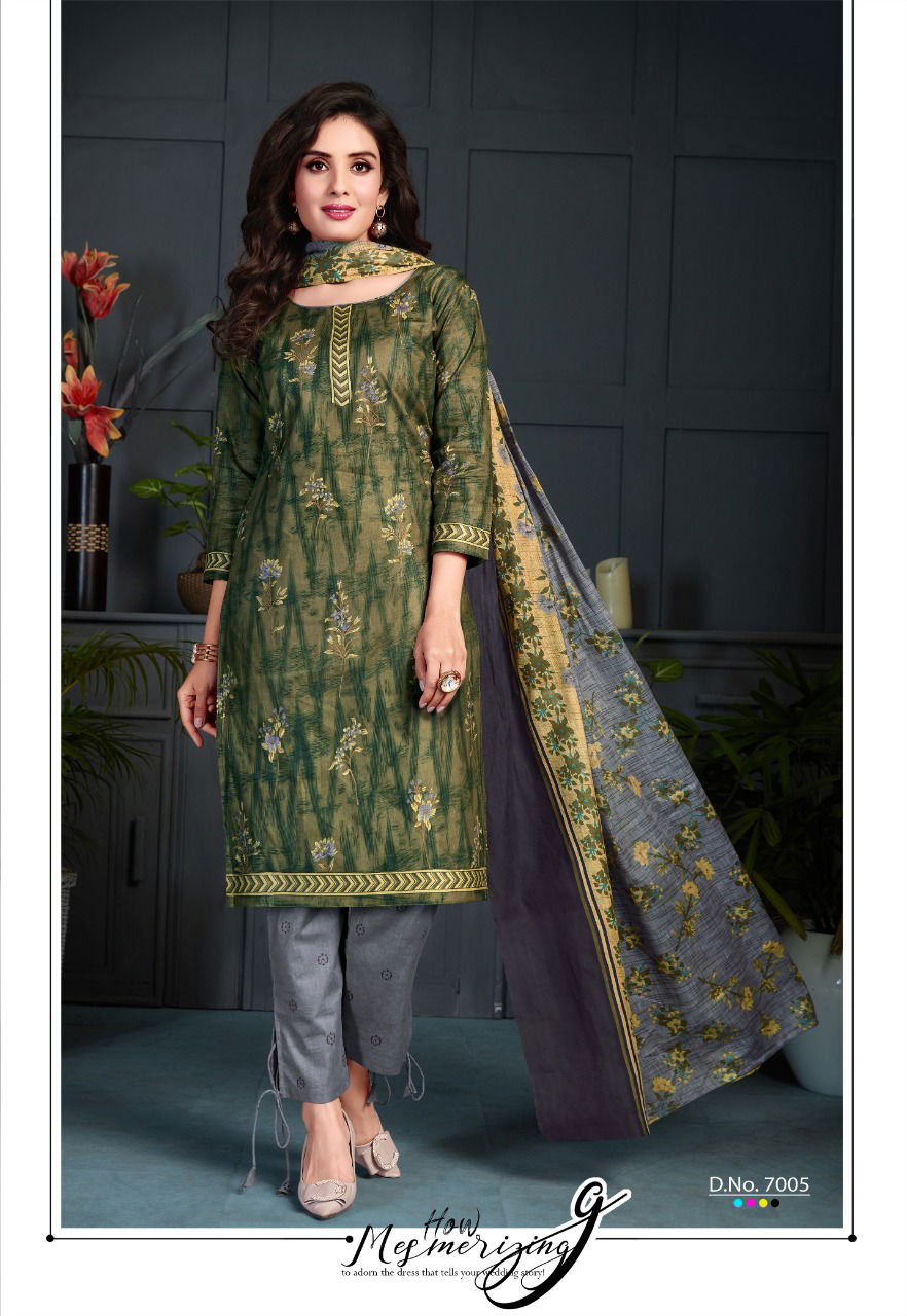 SC Laadki vol 7 Latest Designer Casual Wear Cotton Printed Dress Material Collection 
