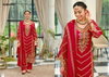 Nutan By Zaveri Organza Emboidery Kurti With Bottom Dupatta Suppliers In India