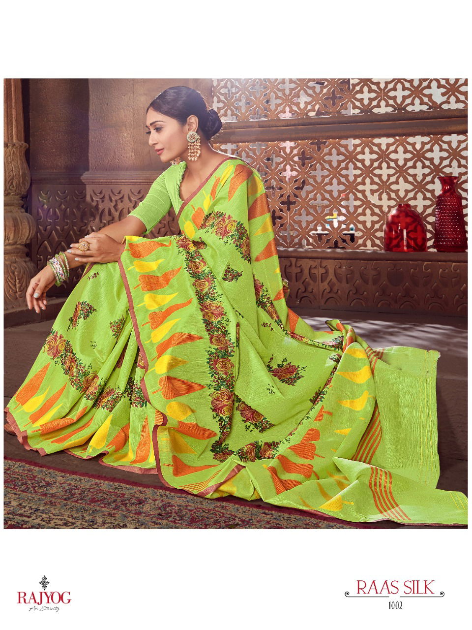 Rajyog Raas Silk Latest Traditional Festive Wear Designer Soft Cotton Saree Collection 