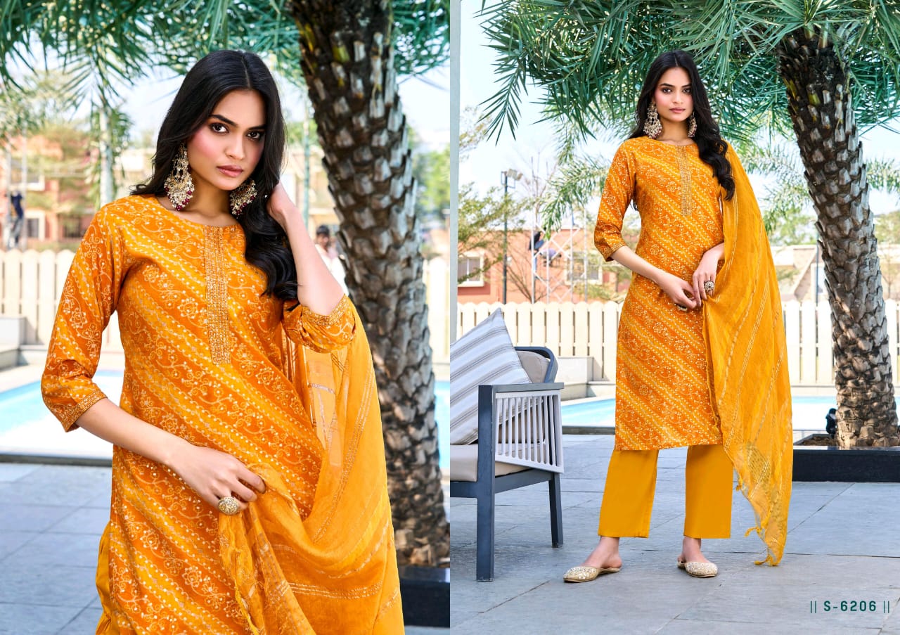 Anulekha By Sbs Chanderi Kurti With Bottom Dupatta Wholesale in India