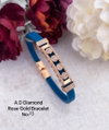 AD Diamond Rose Gold Fancy Bracelets Accessories Catalog