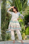 Naisha K 265 Cotton Stylish Printed Cord Set Wholesale Suppliers In Mumbai