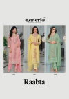 Raabta By Zaveri Organza Kurti With Bottom Dupatta Wholesale Market In Surat