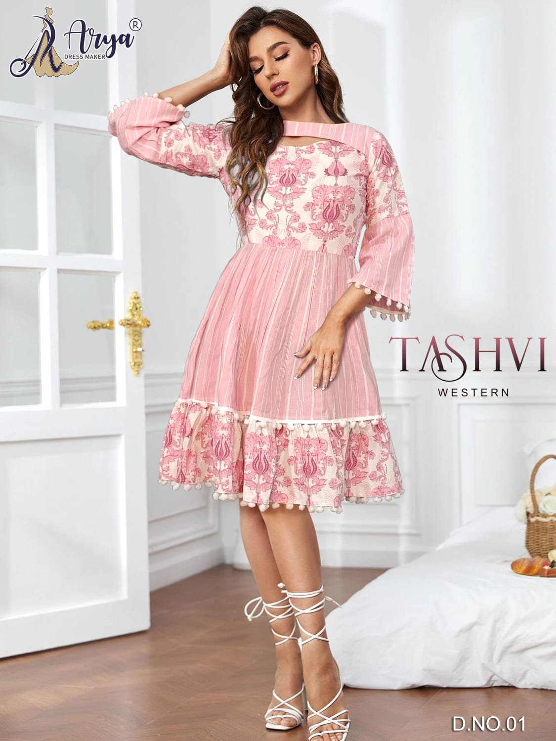 Tashvi By Arya Dress Maker Rayon Western Kurti Catalog