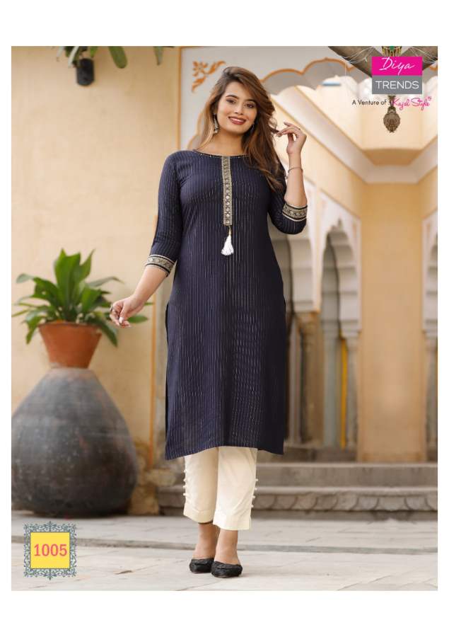Fashion Story 1 Latest Party Wear Embroidery Fancy Kurti Collection