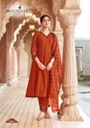 Mirza By Wooglee Viscose Threadwork Kurti With Bottom Dupatta Wholesale Market In Surat With Price