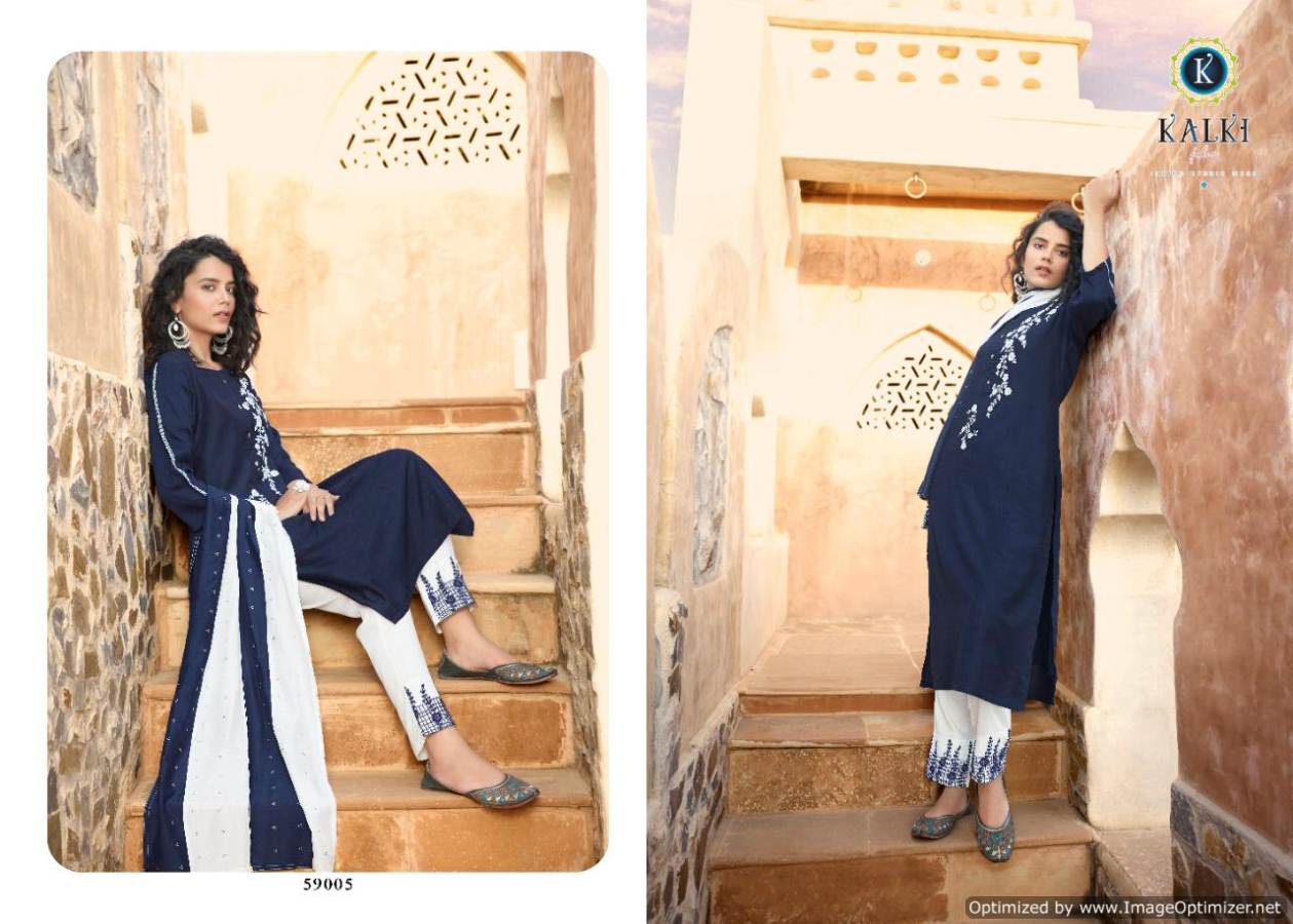 Kalki Sanskruti Pure Chinon Silk Latest Festive Wear Designer Ready Made Suit Collection