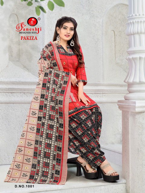Ganeshji Pakiza Cotton Printed Casual Daily Wear Dress Material Collection