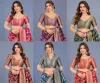 Schc Swara N Soft Lichi Banarasi Silk Wedding Saree