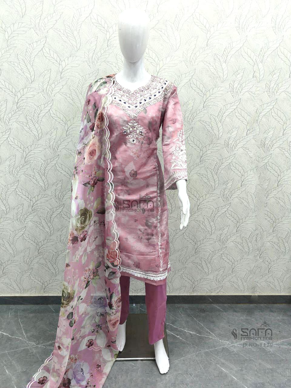 Safa Fashion Fab Dn 1179 Kurti Bottom With Dupatta Wholesale Online