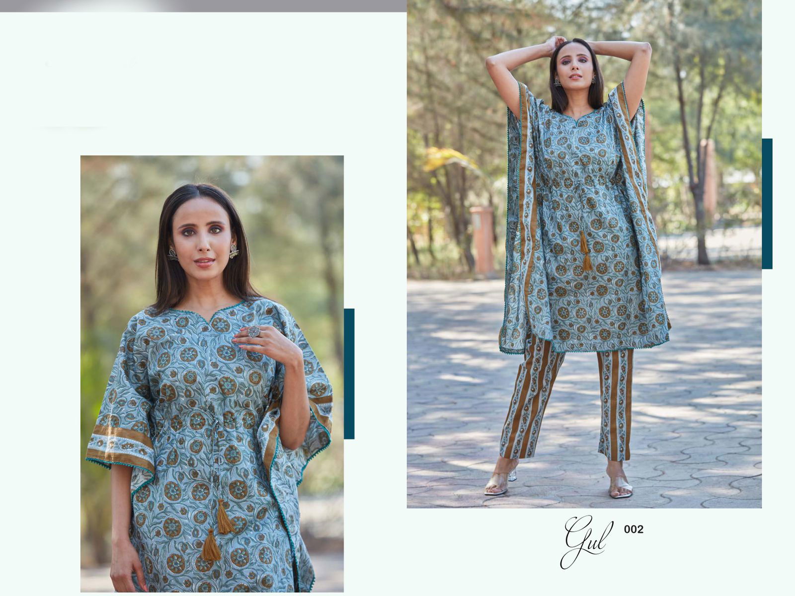 Gul 01 Fancy Ethnic Wear Cotton Printed Kurti With Bottom Latest Collection