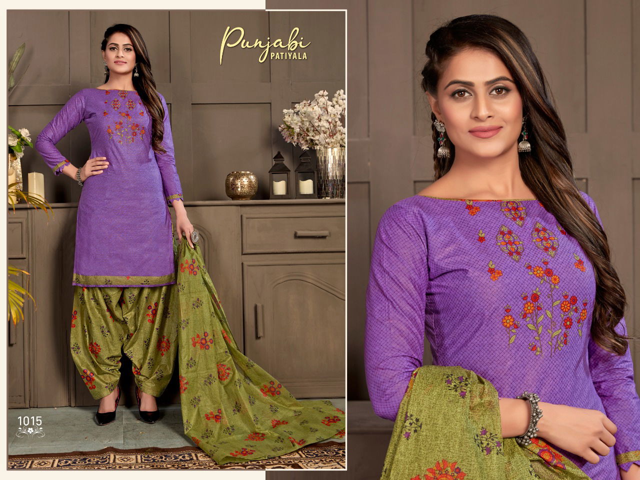 Ganesha Punjabi Patiyala 1 Latest Collection Of Ready Made Daily Wear Printed Cotton Salwar Kameez 