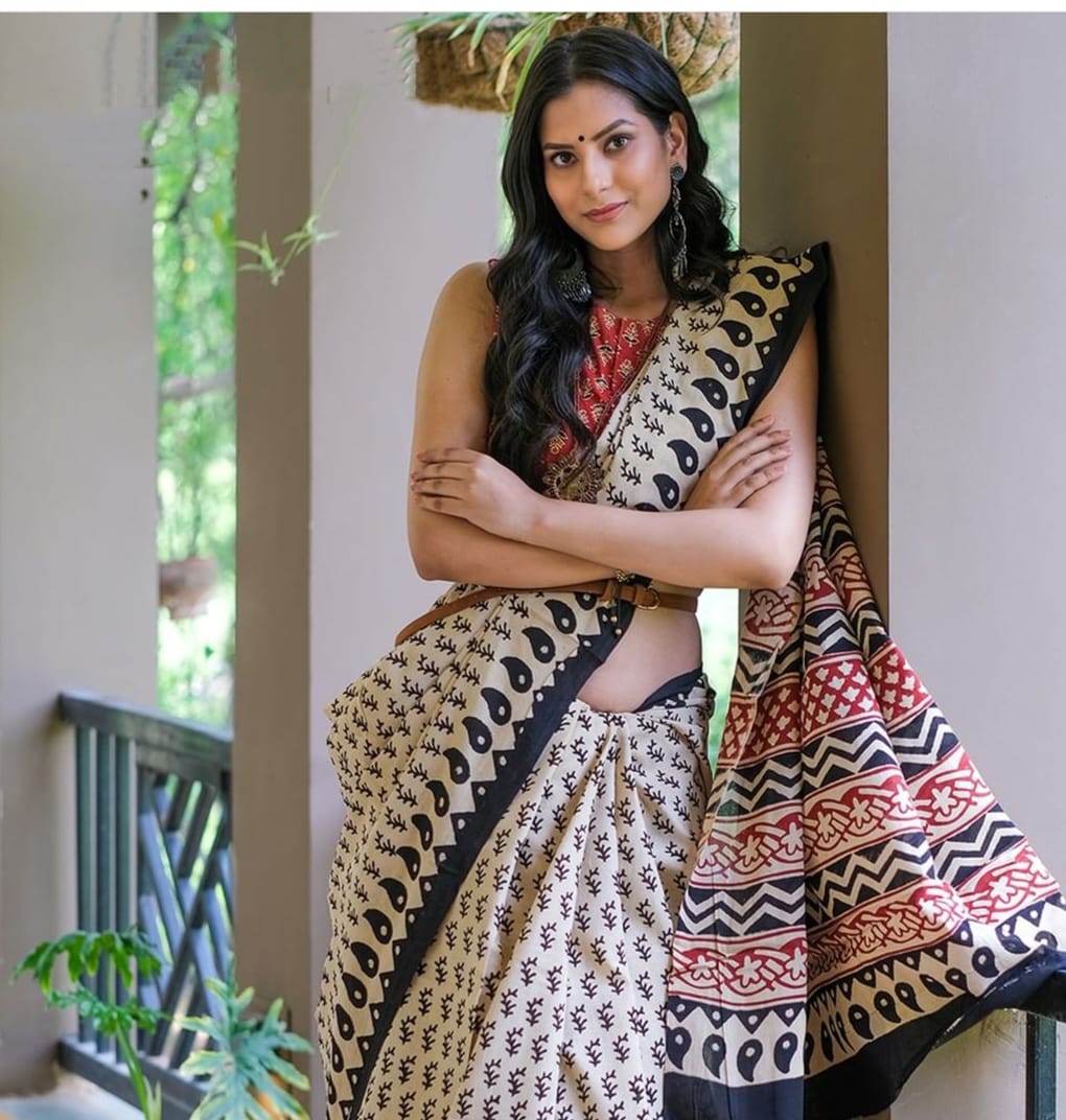 Vk 4106 Mono Cotton Partywear Saree catalog