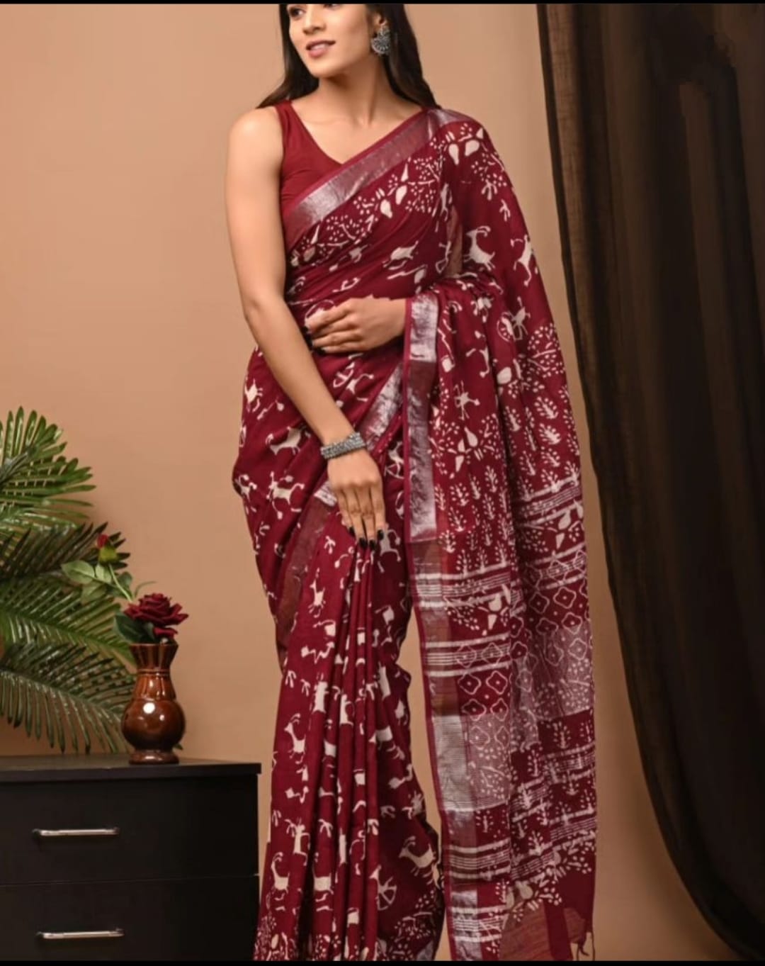 Vk4178 Linen Bulk Saree Orders in India