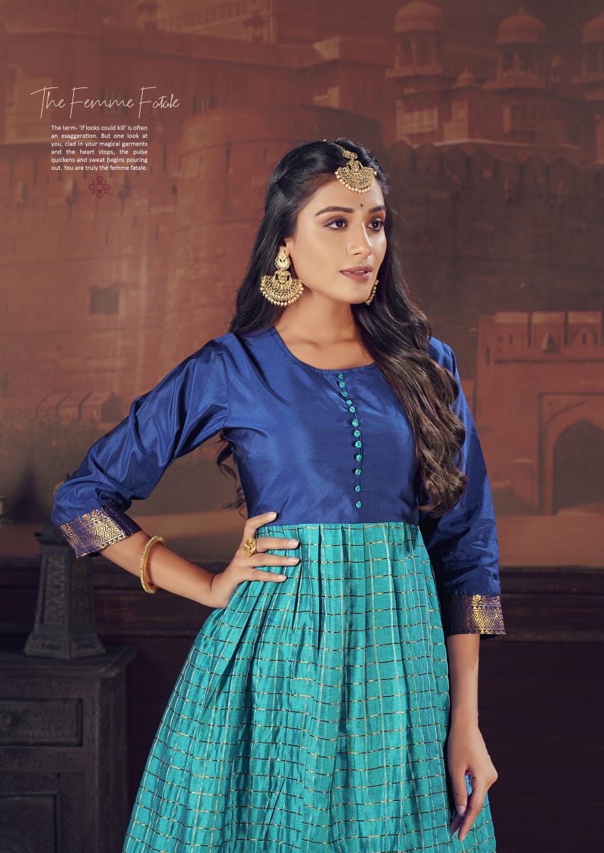 Banwery Pearl Festive Wear Designer Long Gown Style Collection
