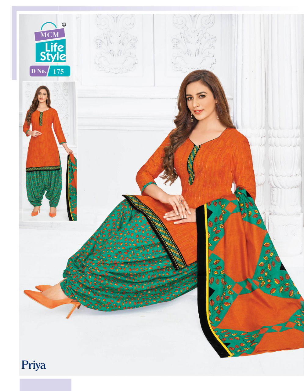 MCM Lifestyle Piya Latest Collection Of Pure Cotton Ready Made Salwar Suit Collection