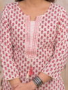 Naisha K 198 Jaipuri Cotton Designer Neck Pattern Kurta Set Wholesale Suppliers In Mumbai
