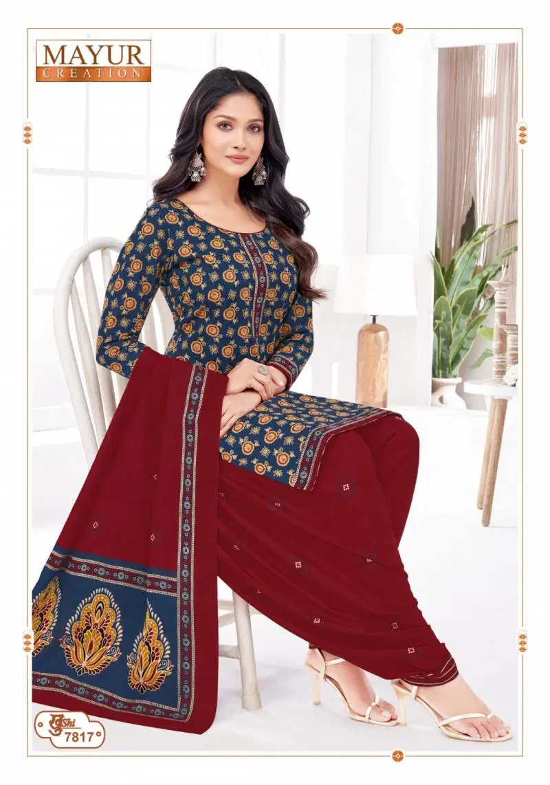 Khushi Vol 78 By Mayur Cotton Dress Material Wholesale Shop In Surat
