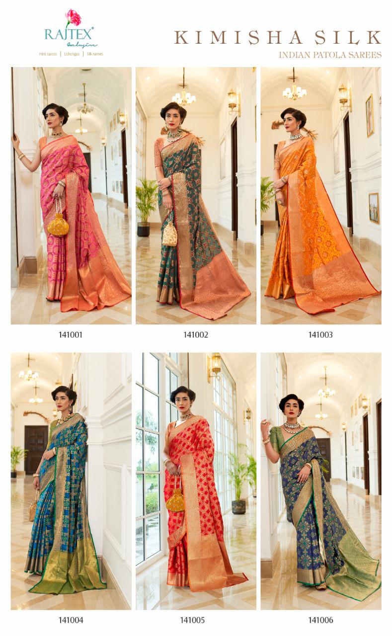 Rajtex Kimisha New Rich Look Designer Wedding Wear Part Wear Saree Collection 