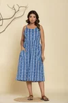 Naisha K 159 Cotton Casual Wear Midi Dress Wholesale Suppliers In India