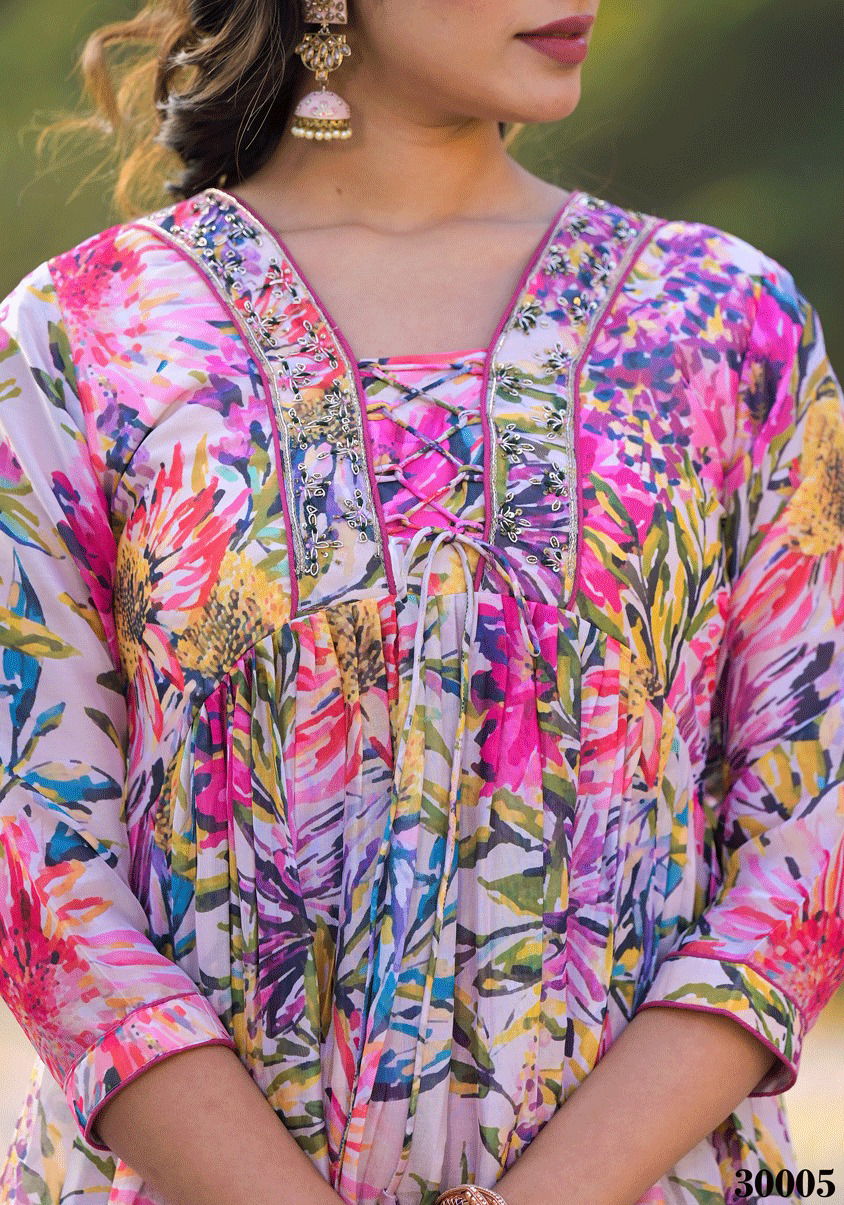 Kiyara 30001 To 30008 Printed Kurti With Bottom Dupatta Wholesale Shop In Surat
