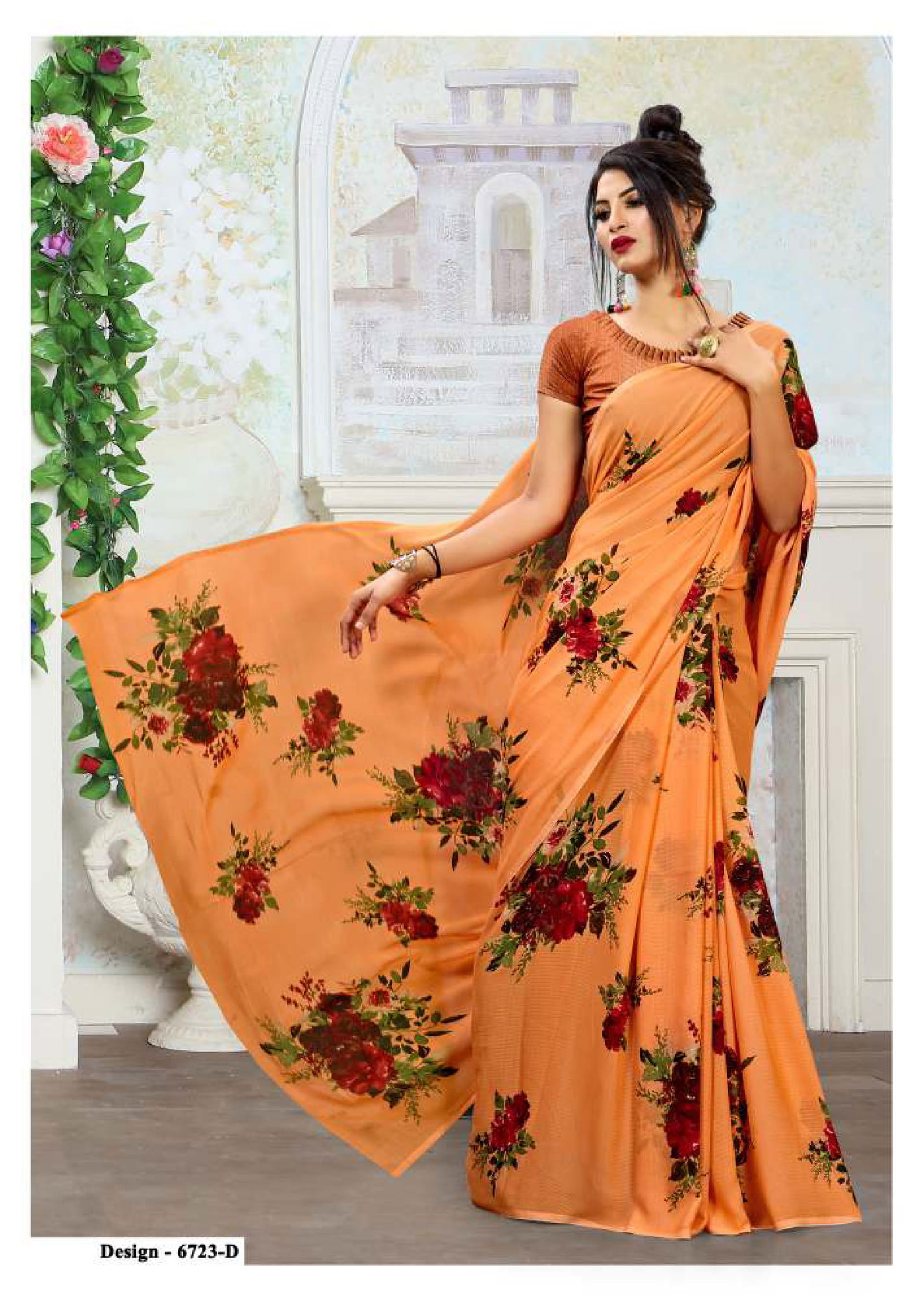 Pankhuri Plus 25 Latest fancy Heavy Rennial Regular Wear Printed Saree Collection
