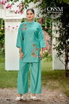 Glamour Vol 2 by Ossm Berlin Silk Embroidery Co Ord Set Exporters In India