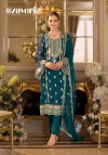 Praniti By Zaveri Organza Emboidery Wholesale Kurti With Bottom Dupatta In India