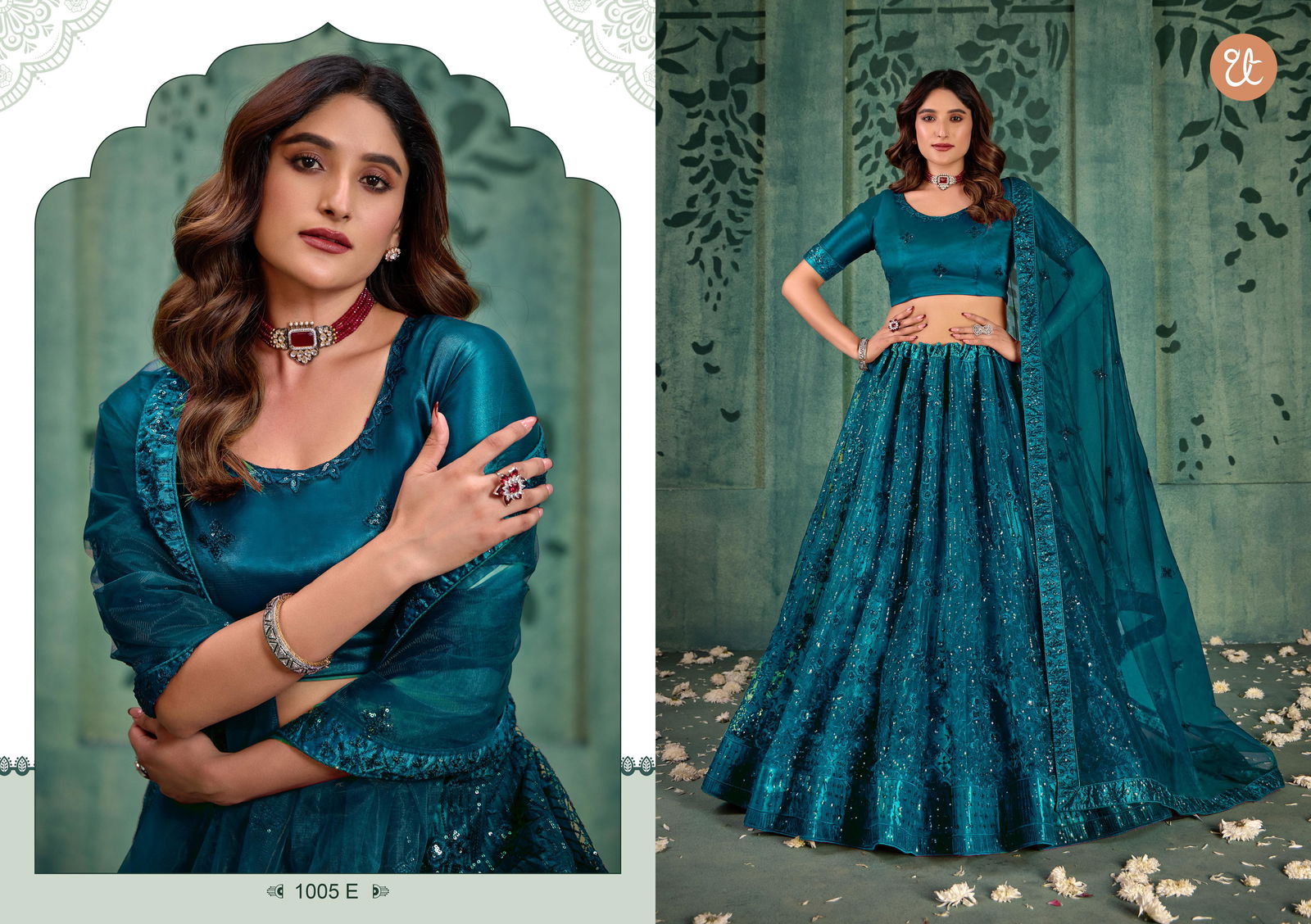 Elegance Vol 2 By Tt Net Party Wear Lehenga Choli Orders In India
