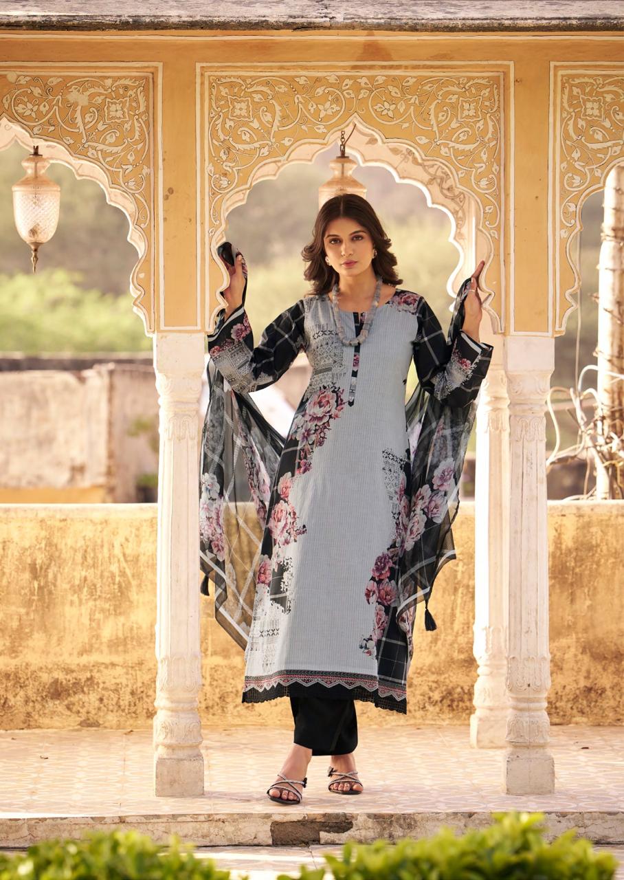 Kaviar By Prm Lawn Cotton Digital Printed Dress Material Wholesalers In Delhi