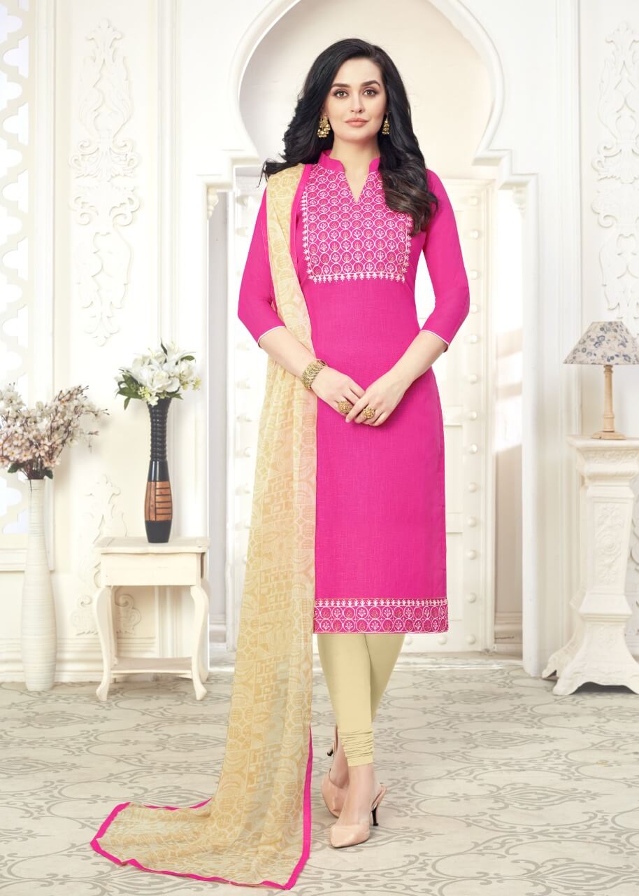 Relish 18 Latest Casual Regular Wear Slub Cotton With Unique Work Printed Cotton Collection
