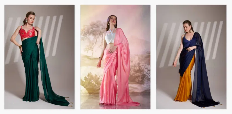 Ziva 37 Party Wear Stylish Rangoli Satin Silk Saree Wholesale Clothing Distributors In India