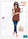 Rangoon By Aarvi Lawn Cotton Short Ladies Top Wholesale Market in Surat
