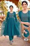 Bandhan Vol 1 Vertican Silk Sequence Work Kurti Set