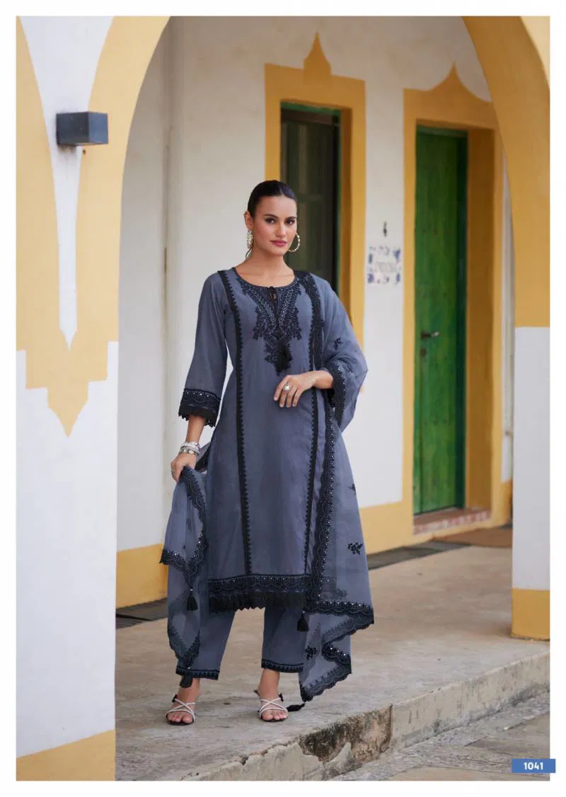 Helia Cotton By Prm Embroidered Fancy Salwar Kameez Exporters In India