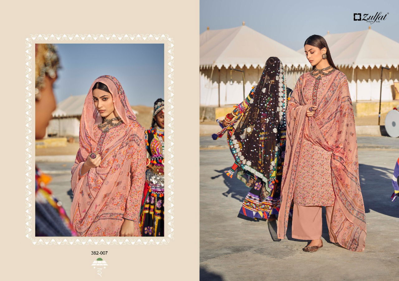 Zulfat Avisha Fancy Festive Wear Cotton Printed Ready Made Dress Collection