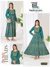 Festival Pro Vol 20 By Blue Hills Anarkali Gown With Classic Neck Embroidery With Belt