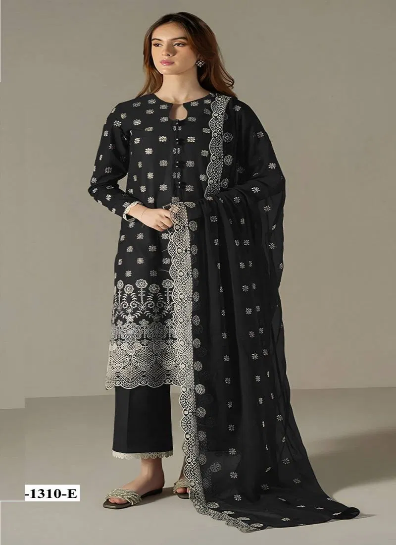 Super Hit 1310 A To E Beautiful Faux Georgette Salwar Suit Wholesale Market In Surat With Price