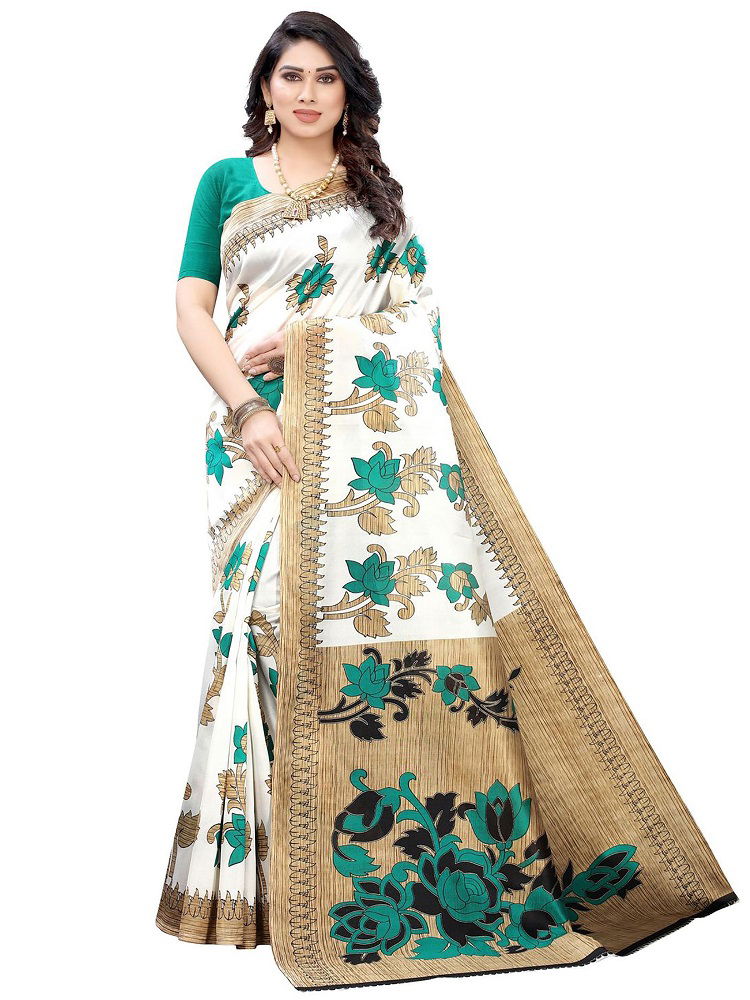 Pf 298 Designer Casual Wear Art Silk Printed Saree Collection
