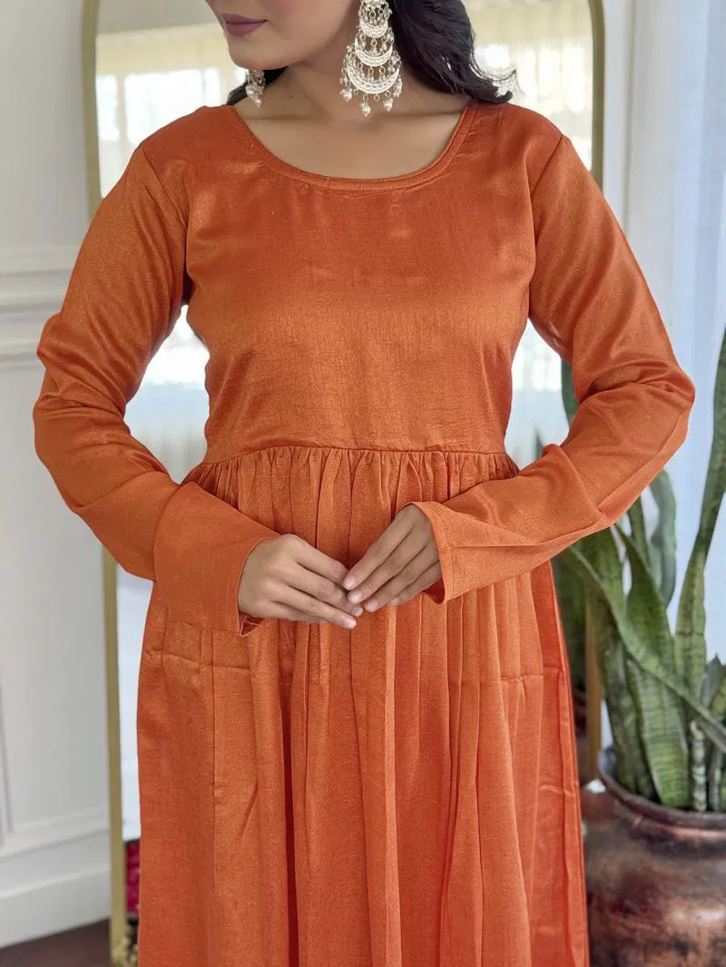 Karla 1 Vichitra Casual Wear Kurti Bottom With Dupatta Suppliers In India