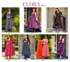 Clora Vol 12 Muslin Printed Gown Kurti Bottom With Dupatta Wholesale Online