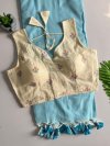 Khadi Hk 42 Vol 2 Khadi Cotton Saree With Cotton Blouse