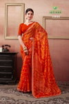 Rangpanchami By Sanskar Latest Bandhani Saree Wholesale Clothing Distributors In India