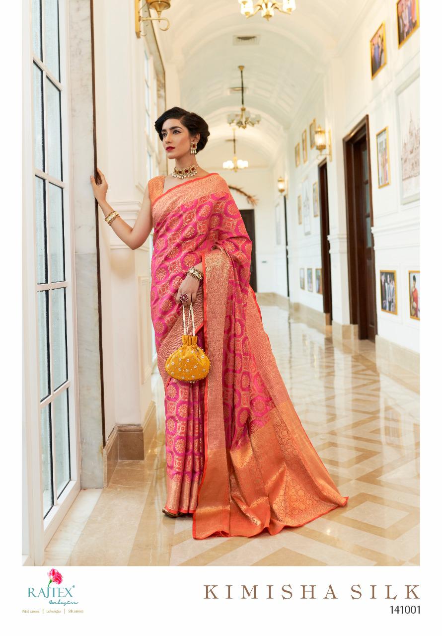 Rajtex Kimisha New Rich Look Designer Wedding Wear Part Wear Saree Collection 