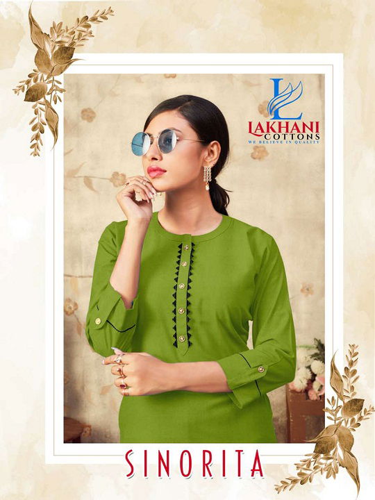 Lakhani Sinorita Pure Cotton Ready Made Designer Kurti Collection