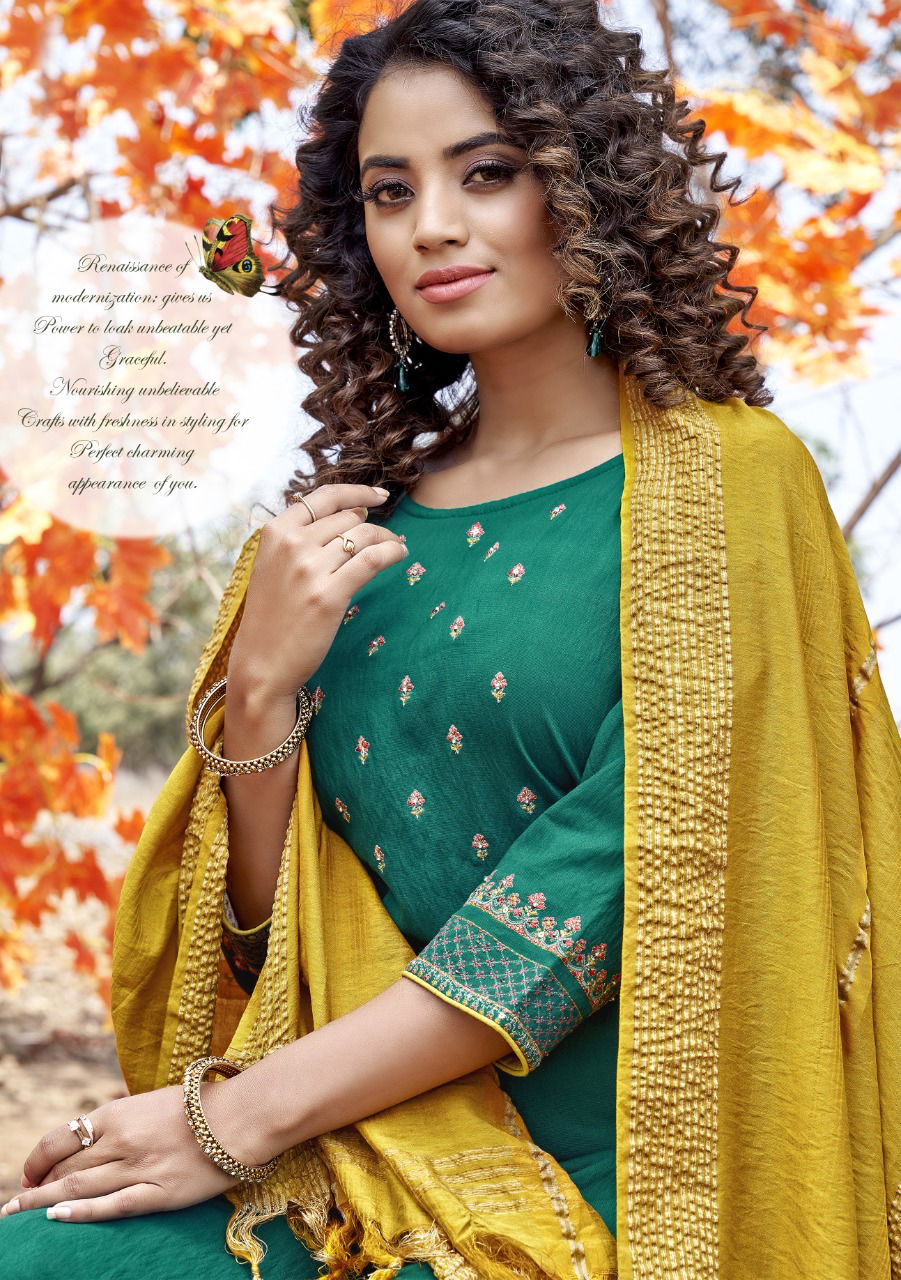 Koodee Rahi 1 Designer Festive Wear Pure Nylon Viscose Readymade Collection