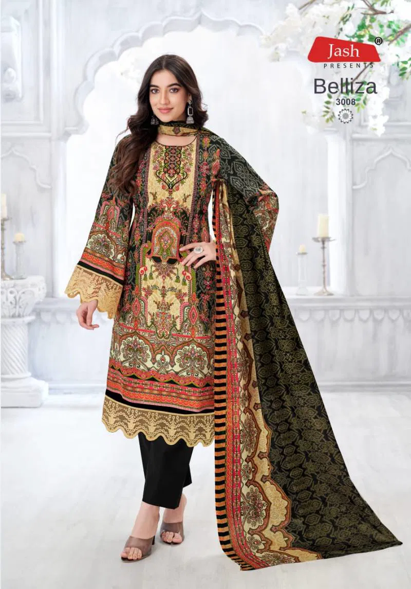 Jash Belliza Vol 3 Cotton Printed Dress Material Wholesale Market In Surat

