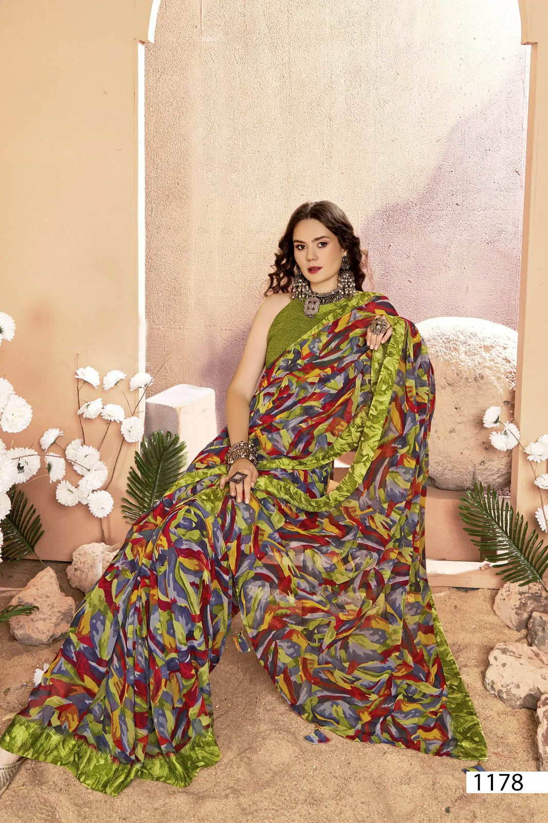 Nityansha Vol 10 By Vallabhi Georgette Printed Surat Saree Wholesale Market