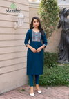 Candy Crush Vol 1 By Vaniska Victra Simmar Embroidery Kurti Wholesale Online