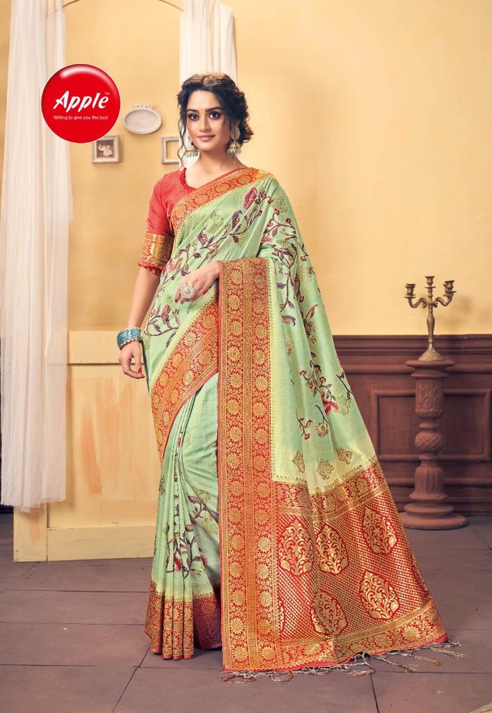 Apple Ruby Maya Presents Latest Collection Of Heavy Designer Party Wear Festive Wear Digital Printed Silk Saree 